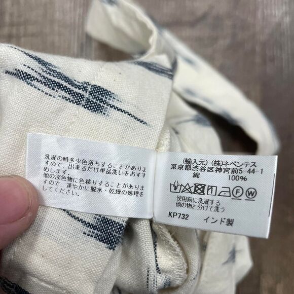 south2west8 patterned japanese cotton tote bag - Picture 5 of 5